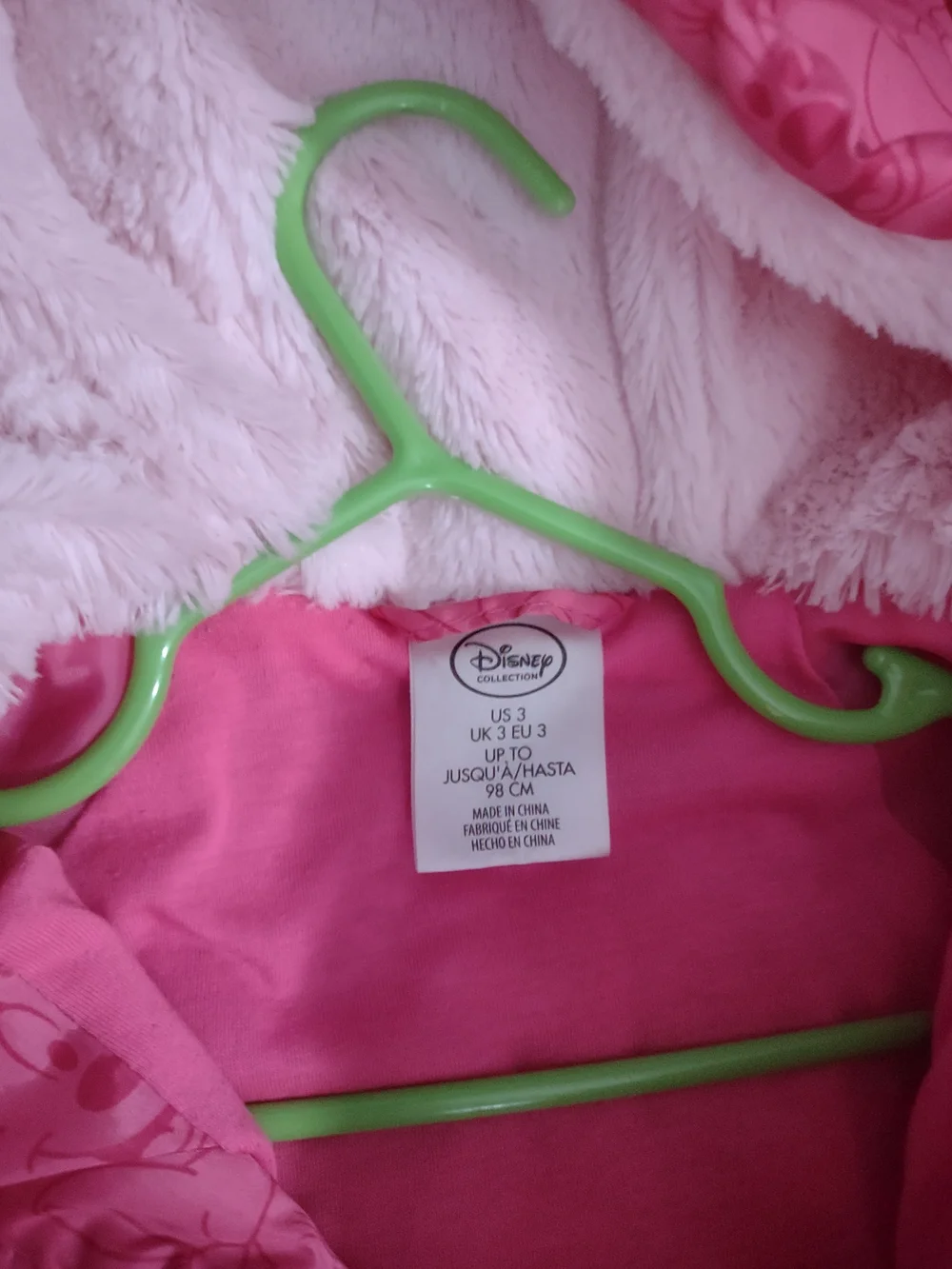 Disney Pink Minnie Hooded Jacket